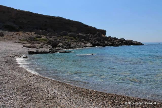 Ammoudi beach at Sfakia