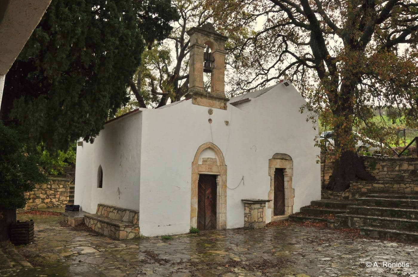Chrysopigi monastery at Pirgou