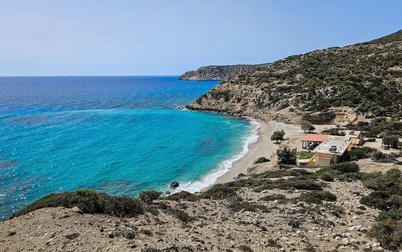 Korfos beach in Gavdos