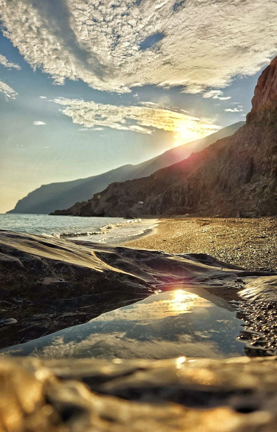 Krygia Vlychada beach