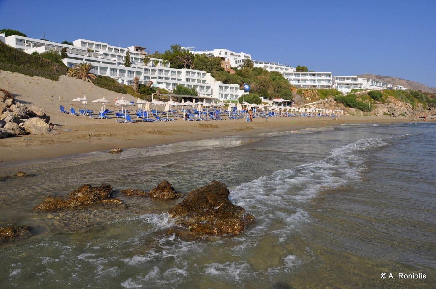 Lagoufa beach at Analipsis