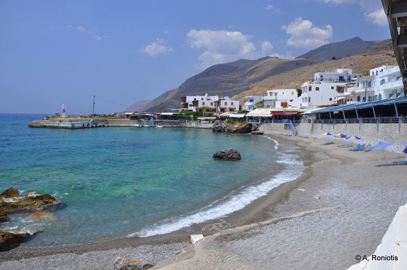Ombrosgialos beach at Chora Sfakion 3