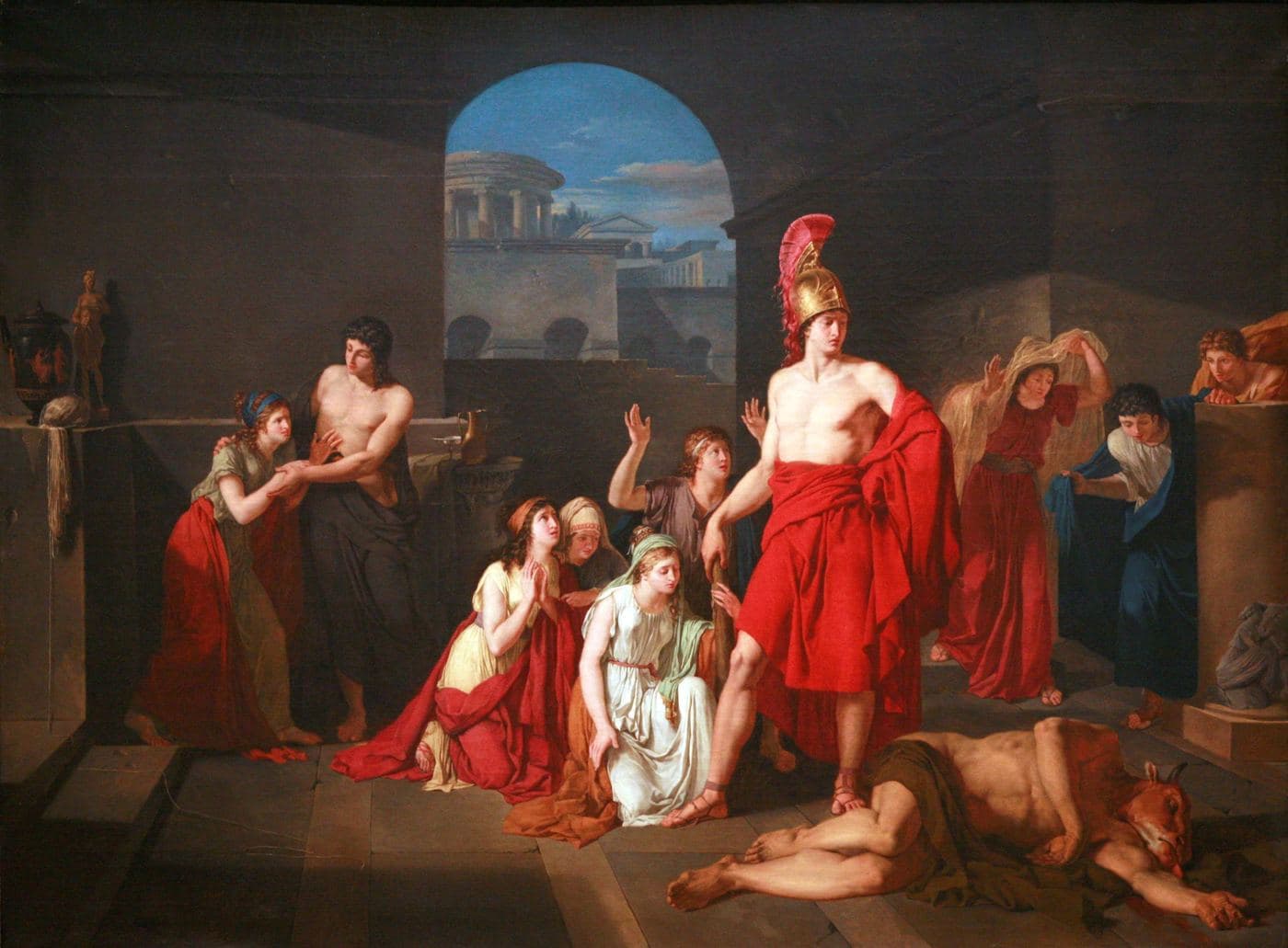 The Minotaur and Theseus