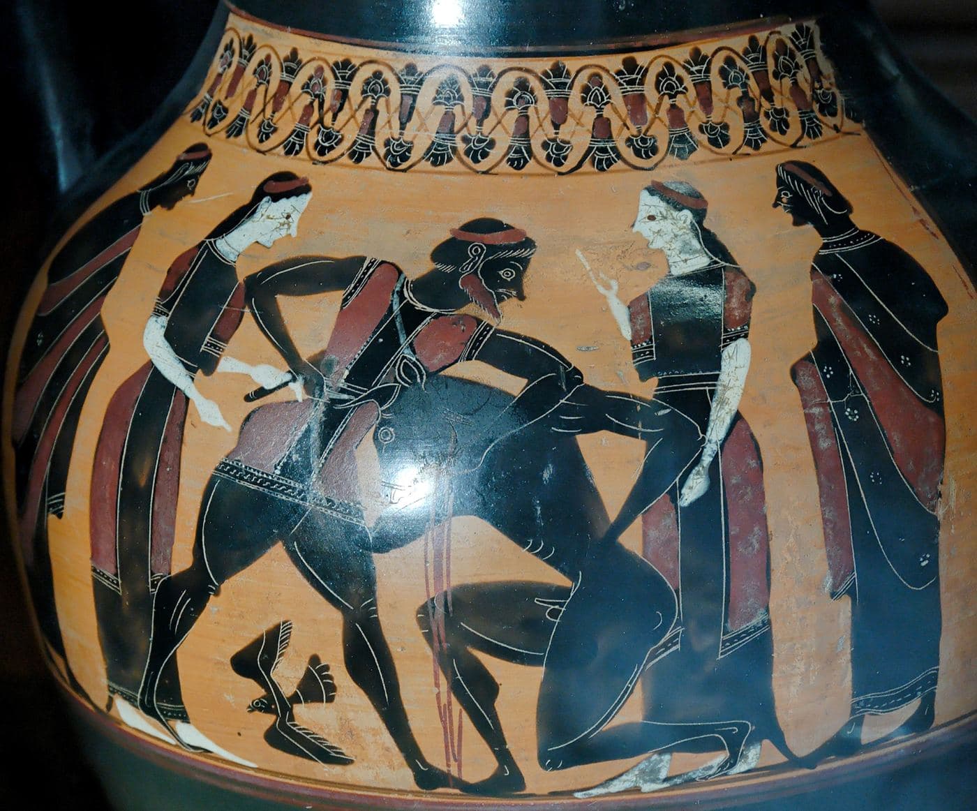 The Minotaur and Theseus 2