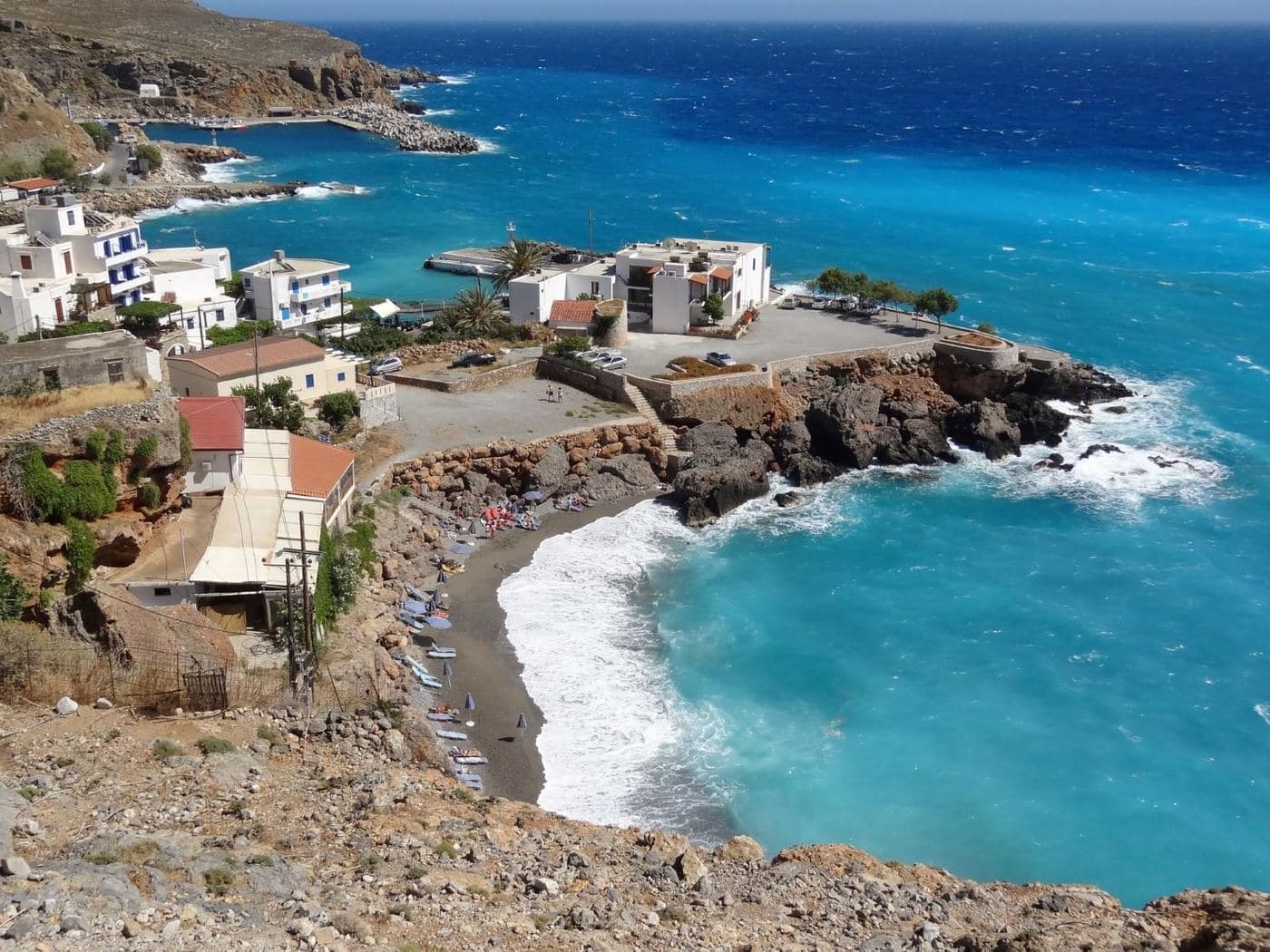Vryssi beach at Chora Sfakion 2