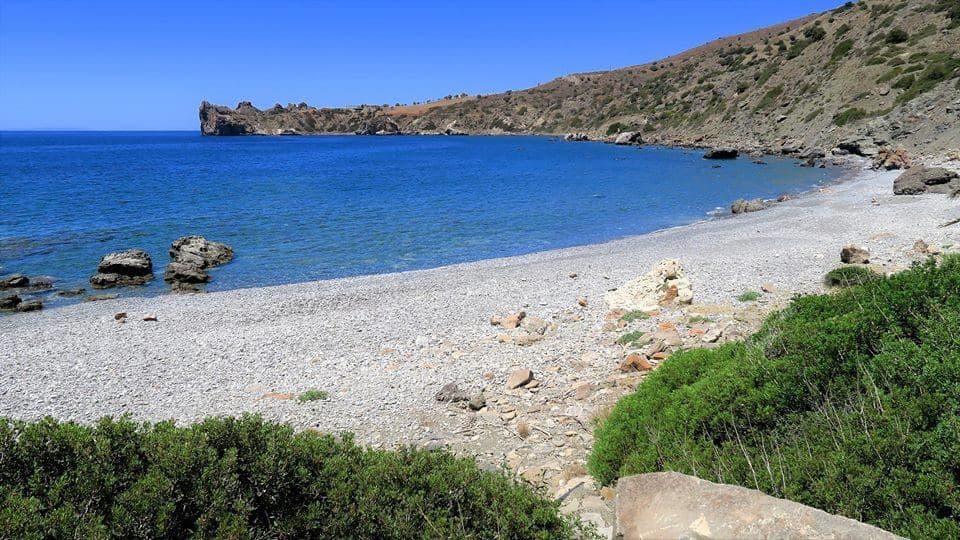 Finikidia beach at Agios Pavlos